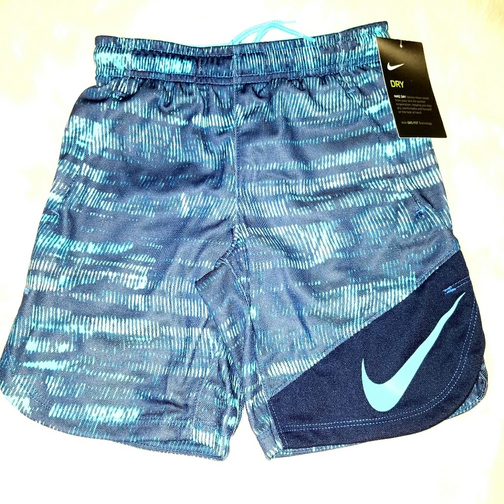Nike Navy & Lt Blue Dri Fit Shorts